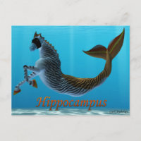Griechische Mythologie Postkarten: Hippocampus
