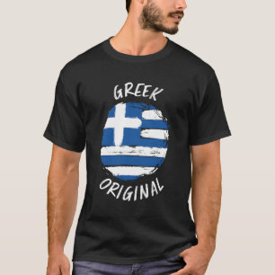 Griechische Originalflagge Griechenland griechisch T-Shirt