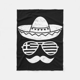 Griechische Ostersonnenbrille Cinco De Mayo Mexika Fleecedecke