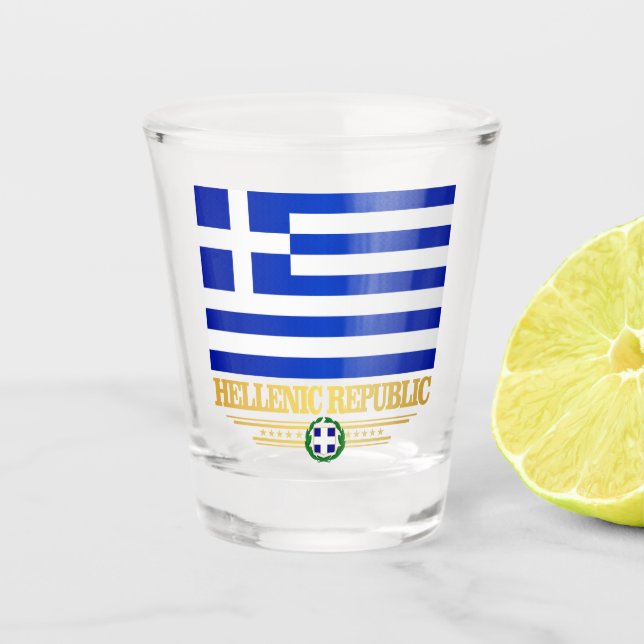 Griechische Republik (Griechenland) Schnapsglas (Vorderseite)