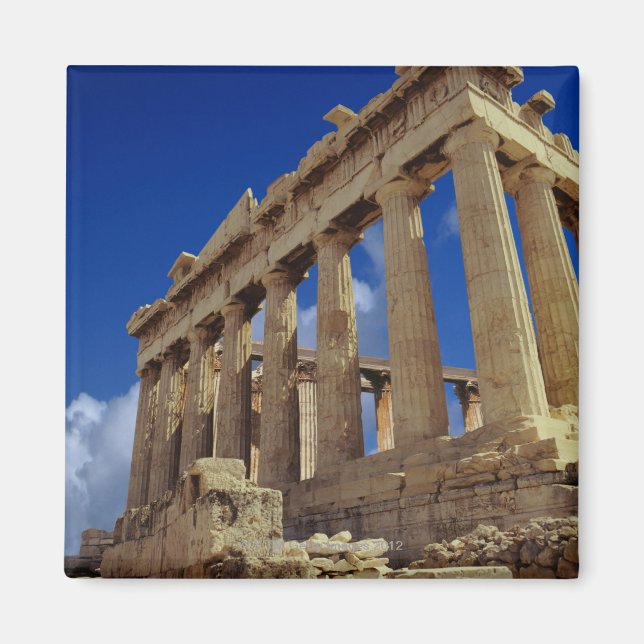 griechische Ruinen, Akropolis, Griechenland Magnet (Vorne)