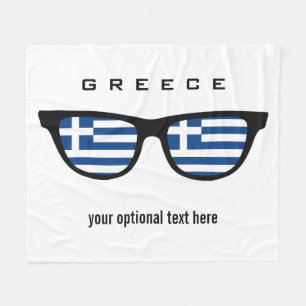 Griechische Schattierungen für Text- und Farbvlies Fleecedecke