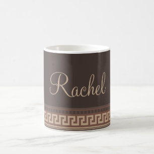 Griechische Schlüsselgrenze Kaffeetasse
