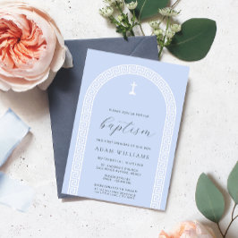 Griechische Schlüsseltaufe Einladung