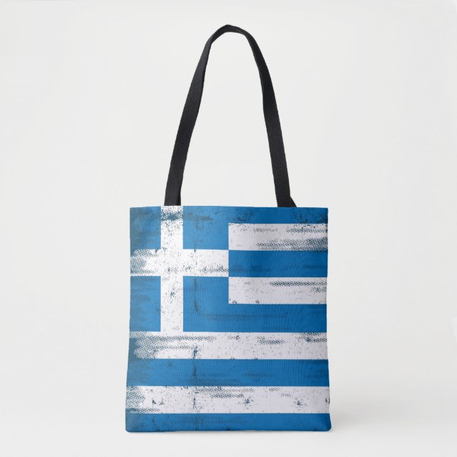 Griechische Schmutz Flagge Tasche (Vorderseite)