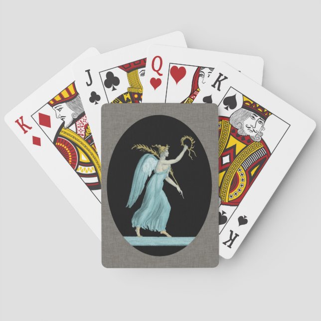Griechische Schönheit II Spielkarten (Rückseite)