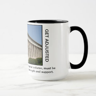Griechische Spalten der Tasse