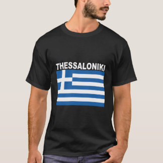 Griechische Staatsflagge und Thessaloniki T-Shirt