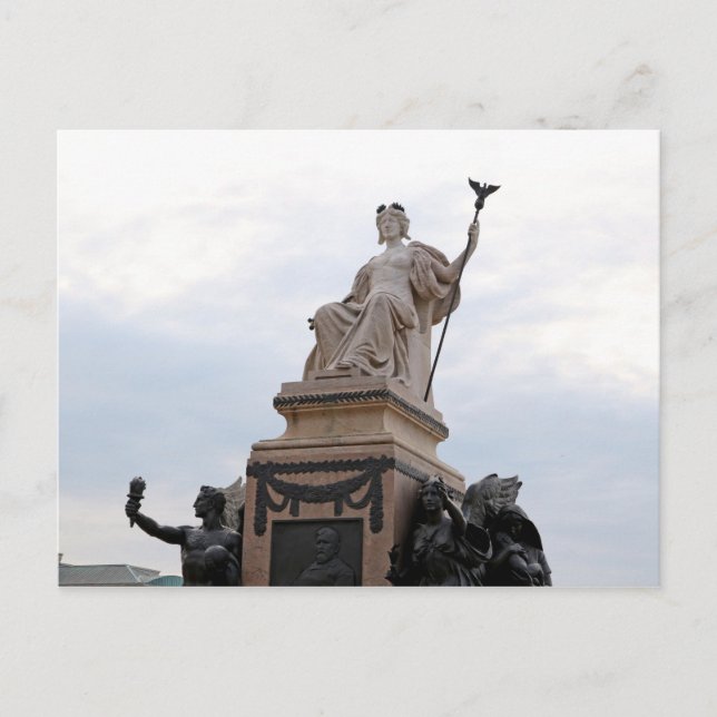 griechische Statue Postkarte (Vorderseite)