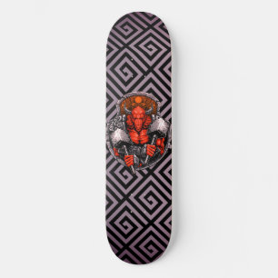 Griechische Symbole Minotaurus Krieger Bestie Skateboard