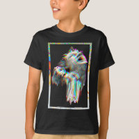 Griechische traurige Statue Synthwave Vaporwave Äs