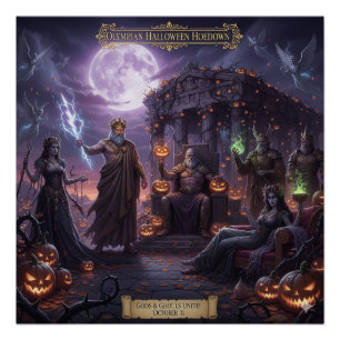Griechische und römische Mythologie Halloween Post Poster