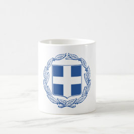 griechische Wappen Kaffeetasse