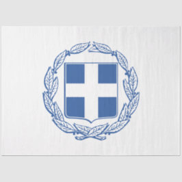 griechische Wappen Seidenpapier