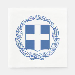 griechische Wappen Serviette