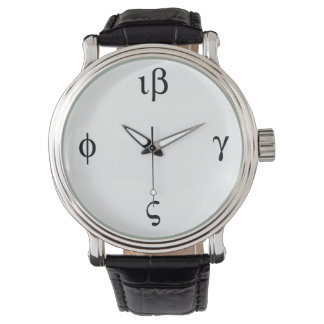 griechische Zeit Armbanduhr
