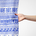 Griechischer Fret, Mittelmeer-Muster, Blau Schal<br><div class="desc">Elegantes,  stilvolles und raffiniertes griechisches Muster in Blau und Weiß. Moderne und trendige Geschenke,  perfekt für den mediterranen Liebhaber in Ihrem Leben.</div>