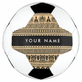 Griechischer Fret, Mixed Meander Key, Braun, Ihr N Fußball