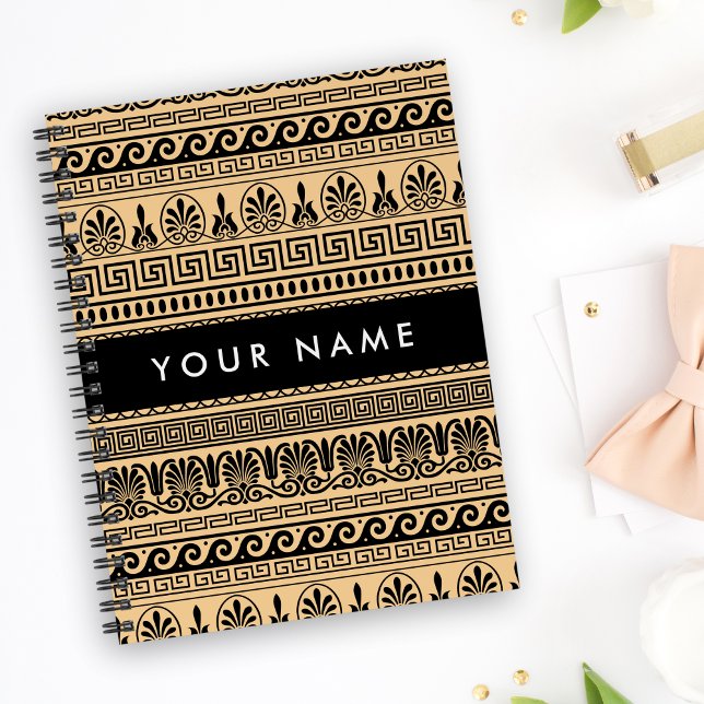 Griechischer Fret, Mixed Meander Key, Braun, Ihr N Planer (Von Creator hochgeladen)