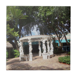 GRIECHISCHER GAZEBO-ENTWURF FLIESE