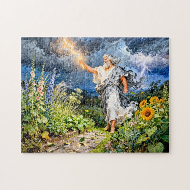 Griechischer Gott Boreas Wintergarten (Horizontal)