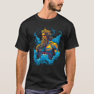 Griechischer Gott Poseidon Griechische Mythologie T-Shirt