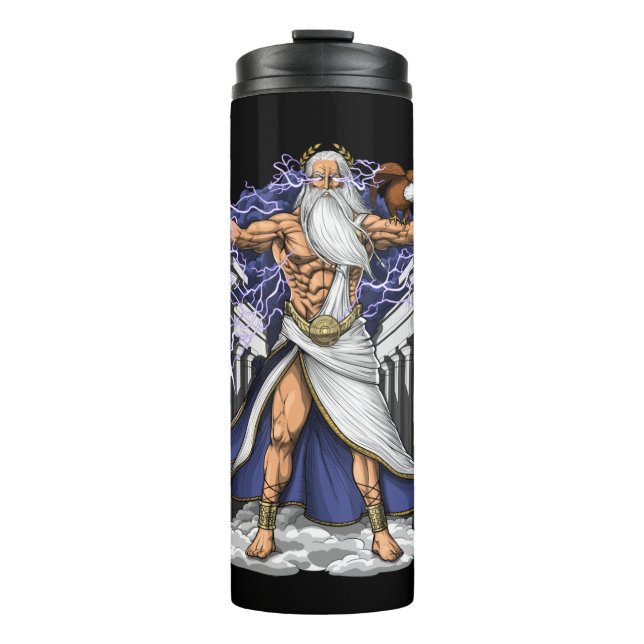 Griechischer Gott Zeus Thermosbecher (Vorderseite)