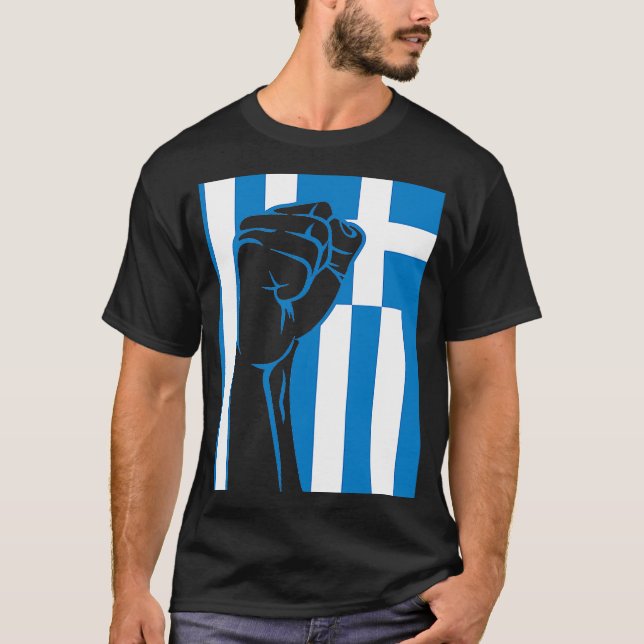 Griechischer Hauptpriester OPA Hellas Griechische  T-Shirt (Vorderseite)