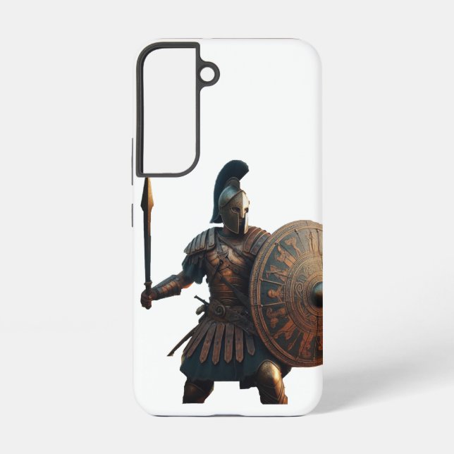 Griechischer Krieger Samsung Galaxy Hülle (Rückseite)