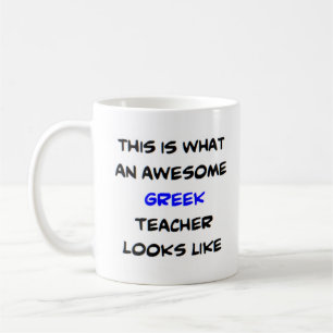 griechischer Lehrer, phantastisch Kaffeetasse