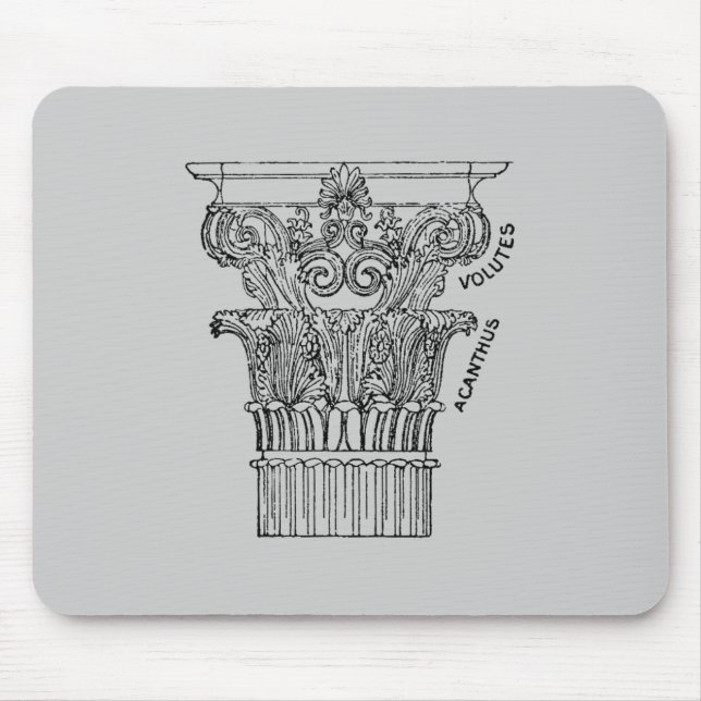 Griechischer Mauszeiger Mousepad (Vorne)