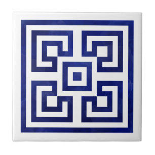 Griechischer Meander - griechischer Schlüssel Fliese