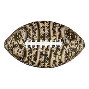 Griechischer Meander Key Square H Pattern Brown Football