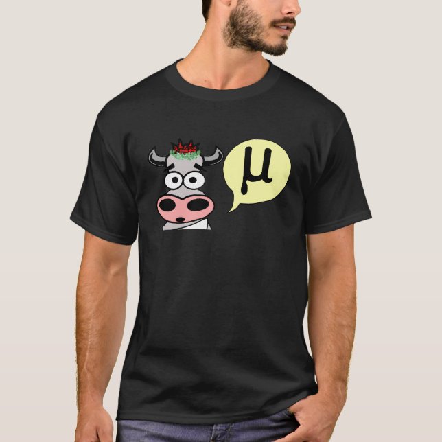 Griechischer MOO-Kuh-T - Shirt (Vorderseite)