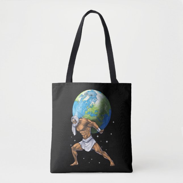 Griechischer Mythologie, Gott Atlas Tasche (Vorderseite)