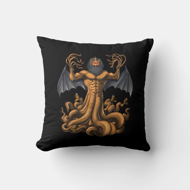 Griechischer Mythologie-Kreaturentypphon Kissen (Vorderseite)