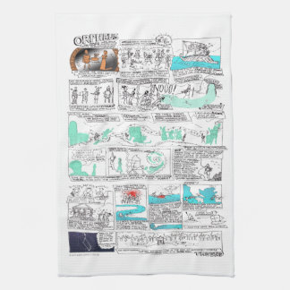 Griechischer Mythos Comix Orpheus Teetuch Küchentuch