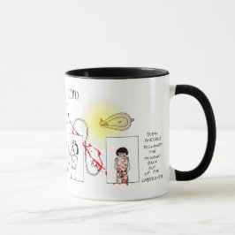 Griechischer Mythos Comix Theseus und die Minotaur Tasse
