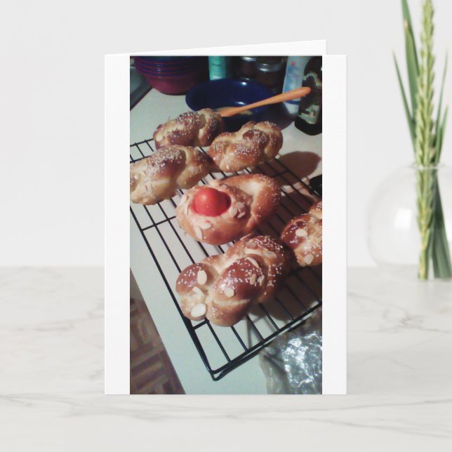 Griechischer Oster Feiertagskarte (Vorderseite)