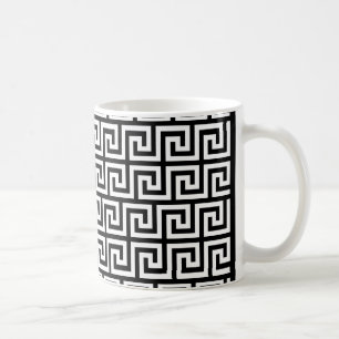 Griechischer Schlüsselentwurf Kaffeetasse