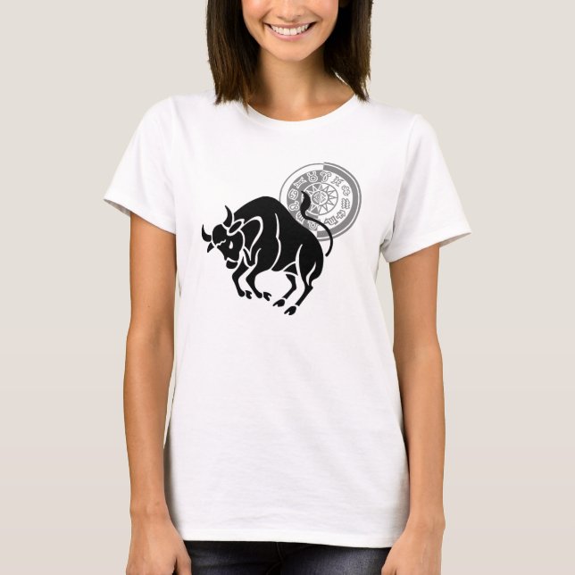 Griechischer Stil Taurus T-Shirt (Vorderseite)