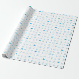 Griechischer Strand Minimalist Geschenkpapier