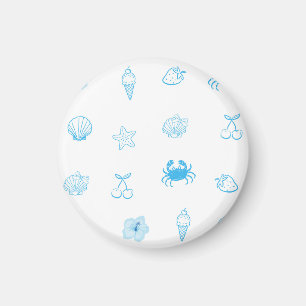 Griechischer Strand Minimalist Magnet