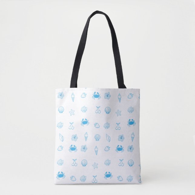 Griechischer Strand Minimalist Tasche (Vorderseite)