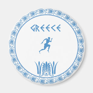 Griechischer Teller Magnet