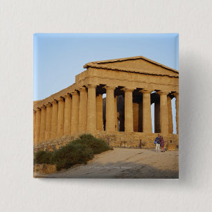 Griechischer Tempel Button
