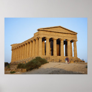 Griechischer Tempel Poster