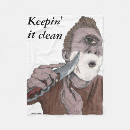 Griechischer Zyklops Shave Fantasy Art Fleece Blan