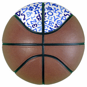 Griechisches Alphabet Basketball