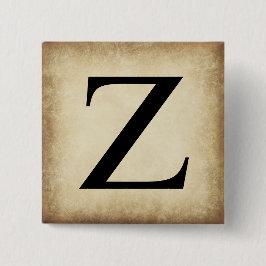 Griechisches Alphabet-BuchstabeZeta Button